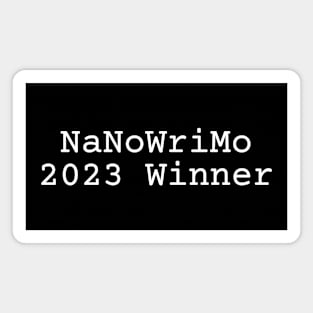 NaNoWriMo 2023 Winner Magnet